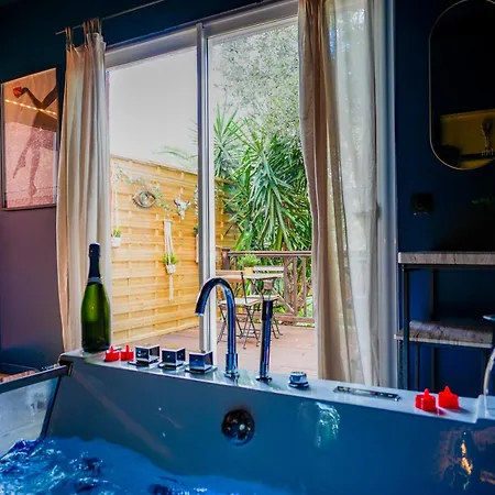 בית נופש L'instant Boheme -4 Personnes Jacuzzi Et Plages A 15 Minutes Saint-Aunes